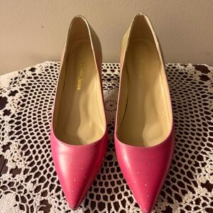 Pink Pointed-Toe Women's Pumps by